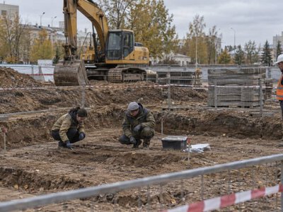 Петропавлда құрылыс алаңынан адам сүйектері табылды