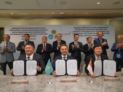 Сингапурлік компания Астана әуежайын салу туралы келісімге қол қойды