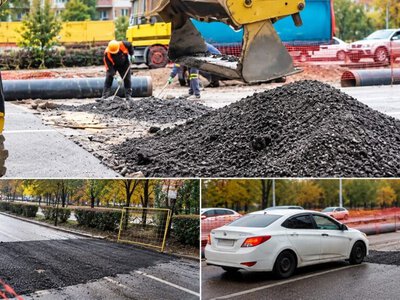 Алматыда LRT құрылысы жүріп жатқан көшелердің жолы шөгіп қалды